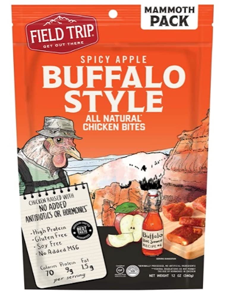 Field Trip Chicken Jerky Bites Keto Friendly Gluten Free Jerky, Low