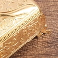 thumbnail image 6 of Mornei Jewelry Box Decorative Box Dresser Trinket Box Jewelry Storage Box for Ear Studs Gold, 6 of 9
