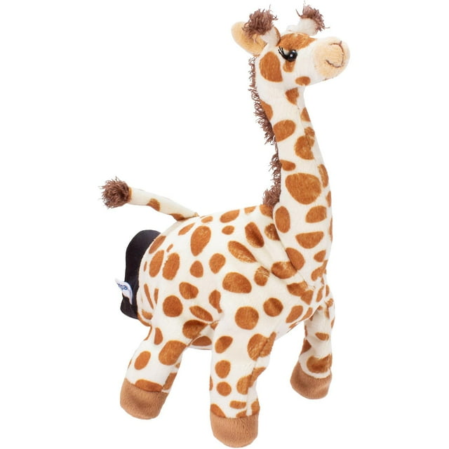 Hand Puppet Beleduc Jiraffe, tela de 25 cm para niños o más de 3 años