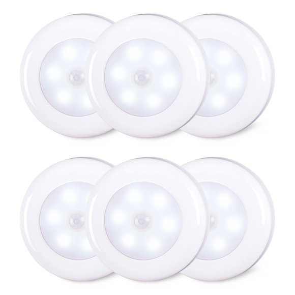 Luces Con Sensor De Movimiento Para Interiores Con Estrellas De Alto Cri, Luces Adhesivas Para Escaleras, Funciona Con Pilas, Luz Nocturna Led Inalámbrica Para Debajo Del Gabinete, Pasillo, Escalera,