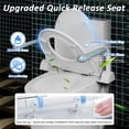 thumbnail image 2 of SUNRINX One-Piece Toilet with Armrest, ADA Height 17", Dual Flush 1.1/1.6 GPF, White, 2 of 10