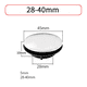 thumbnail image 2 of Tapón para orificio de fregadero, 4 paquetes (1,1-1,57 pulgadas de diámetro), cubierta para orificio de grifo de fregadero, cubierta para orificio de grifo de cocina de acero inoxidable, 2 of 5