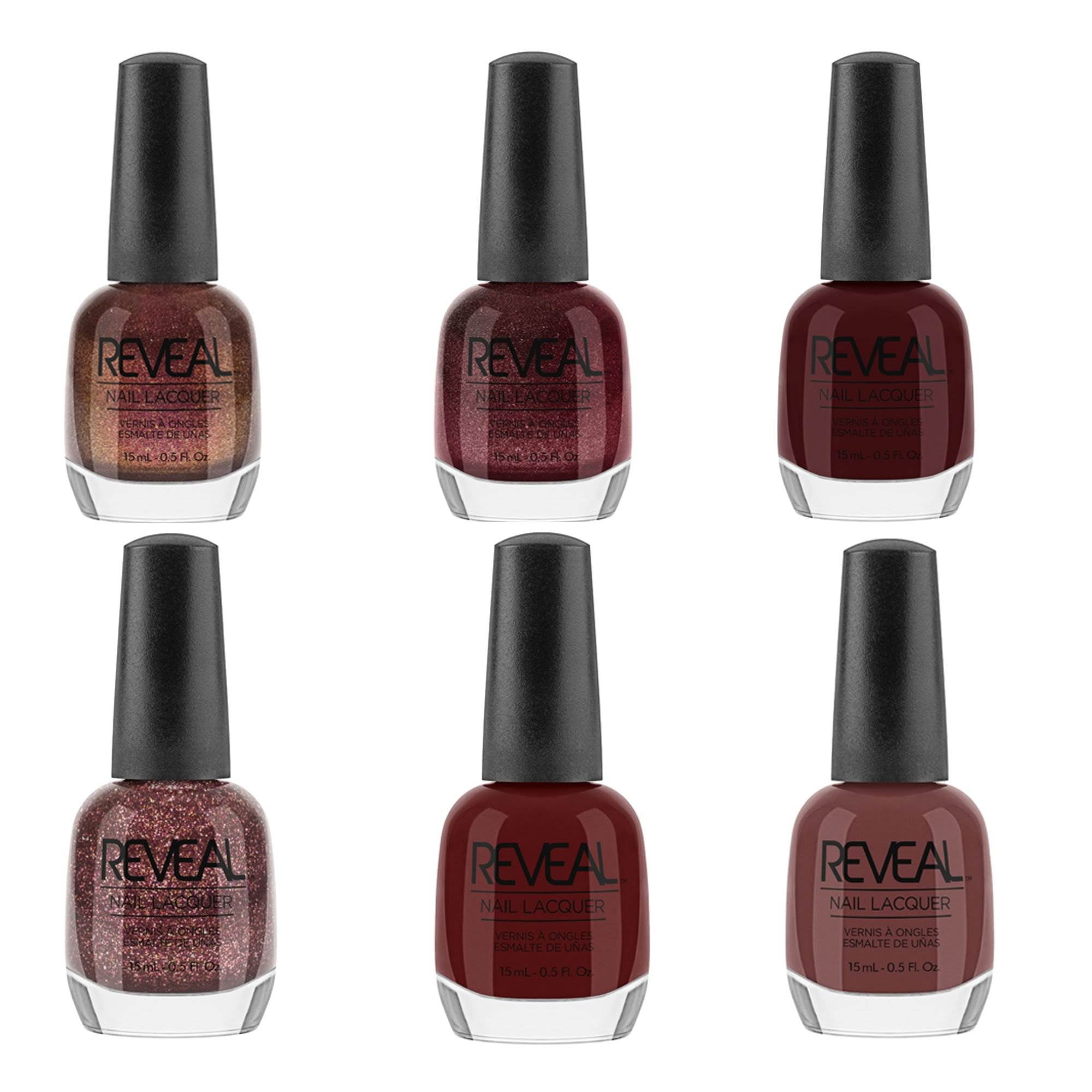 Reveal Lacquer Multi Color Full Size Salon Quality Nail