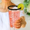 thumbnail image 5 of Kate Aspen Clear Plastic Drinking Glasses Set of 8, 19 oz, Hobnail Bubble Acrylic Glasses Drinkware, Plastic Tumblers Cups Dishwasher Safe, BPA-Free Acrylic Cups Reusable for Cocktails and Kitchens, 5 of 9