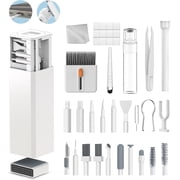 34-in-1 Phone and Laptop Cleaning Kit - Multi-Function PC Electronic Cleaner for iPhone,iPad,MacBook,Keyboard, AirPods,Speakers, and Earbuds.Portable kit Suitable for Cleaning Chargers and Cables.