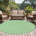 thumbnail image 5 of Light Green Round Rugs 5ft, Farmhouse Solid Green Color Modern Art Non Slip Washable Rug Runner, Low Pile Indoor Floor Carpet Mat Bathroom Rugs for Living Room, Bedroom, Kids Room, 5 of 9