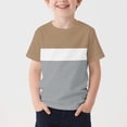 thumbnail image 2 of T-Shirt pour Enfants, Manches Courtes à Col Rond avec Motif Imprimé, Haut de Sport Décontracté pour Garçons et Filles 2-13 Ans, 2 of 6