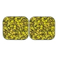 thumbnail image 7 of Bingfone Yellow Butterflies Windshield Sun Shade 2-Piece Foldable Car Front Window Sunshade for Most Sedans SUV Truck-Medium, 7 of 7