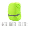 thumbnail image 3 of Soidarity Chubasquero ligero reflectante de alta calificación, impermeable, Poncho de lluvia, bolso de hombro ultraligero, impermeable Mochilas de mochilero verde S Soidarity JJ22863-10, 3 of 6