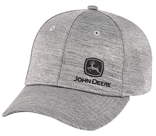 John Deere Black Space Dye Fabric Cap - LP69065 - Walmart.com