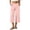 *Pink, variant on VBVC Women's Cotton Linen High Waisted Capri Pants , Wide Leg Work Beach Cropped Trousers For Women , Ladies' Button Fly Breathable Pants with Pockets,Beige,S-2XL
