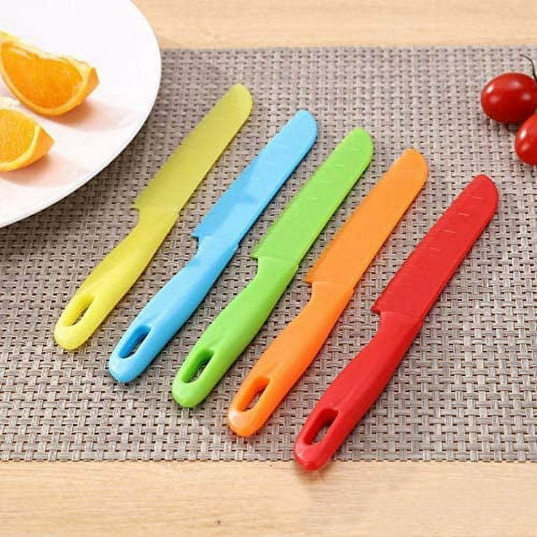 Plastic Kitchen Paring Knives For Beginner Kids Chef Toddler