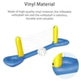 thumbnail image 3 of Inflatable Volleyball Net 96.1 x 25.2 inch Volleyball Inflatable Pool Float Set for Kids Adults, 3 of 8