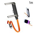 thumbnail image 1 of Câble de Charge Support Invisible 2-en-1, Cordon de Charge Rapide Type-C vers Type-C 240 W, Fil Rétractable de Synchronisation de Données et d'Alimentation, Solution de Charge Haute Vitesse pour Appareils, 1 of 8