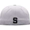 thumbnail image 4 of Men's Top of the World Gray Michigan State Spartans Fitted Hat, 4 of 4