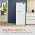 thumbnail image 4 of Magic Chef 10.1-cu. ft. Refrigerator with Top Freezer in White, 4 of 11