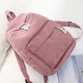 thumbnail image 5 of Clossjun Casual School Backpack For Teens Large Corduroy Bookbag Lightweight Laptop Bag High School College Back To School Daypack, 5 of 6