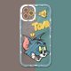 thumbnail image 1 of Funda de silicona suave con dibujo de ratón y gato para iPhone, carcasa transparente para modelos 14 Pro Max, 13, 12, 11 Mini, XR, XS, X, 8, 7, 6, 6S Plus, SE 2020 Fivean unisex, 1 of 2