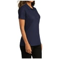 thumbnail image 4 of Yellow Rooster Womens Short Sleeve SuperPro React Polo True Navy S, 4 of 4