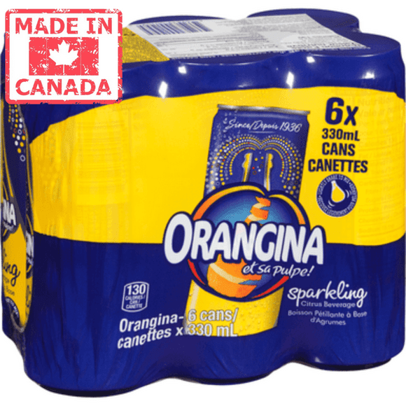 Orangina Sparkling Citrus Beverage 330ml/11.16oz (6/Case)