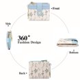 thumbnail image 4 of GAEKEAO Small Wallet for Women RFID Blocking Bifold Card Holder Vegan Leather with Zipper Coin Pocket, ID Window, 4 of 9