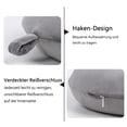 thumbnail image 3 of Acogedora almohada de viaje, perfecta almohada de espuma viscoelástica para el cuello, almohada de apoyo, compacta y ligera, empaquetada rápidamente, almohada para dormir, 3 of 5