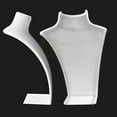 thumbnail image 2 of Thinsont Acrylic Mannequin Jewelry Holder Portable Shopping Mall Necklace Pendant Choker Display Stand Base Accessories Transparent 21cm, 2 of 6