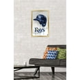 thumbnail image 2 of MLB Tampa Bay Rays - Drip Helmet 22 Wall Poster, 14.725" x 22.375" Framed, 2 of 5