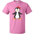 thumbnail image 3 of Inktastic Cute Penguin, Little Penguin, Penguin with Bow T-Shirt, 3 of 5