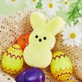 thumbnail image 3 of Guvpev 3Pcs Easter Bunny Toys, Shaggy Bunny Peep 6” Collectible Plush Easter Decorations, Cute Bunny Stuffed Animals, Easter Basket Stuffers, Easter Decor Party Favors for Kids & Adults, 3 of 7