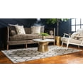 thumbnail image 2 of Unique Loom 3115936 Moroccan Lattice Area Rug, 9' x 12', Beige/Gray, 2 of 2
