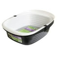 Vibrant Life Sifting Cat Litter Box, 2 Open Top Plastic Cat Litter Pans