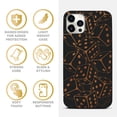 thumbnail image 4 of Case Yard Wooden Case for iPhone-12-Pro-Max Soft TPU Silicone cover Slim Fit Shockproof Wood Protective Phone Cover for Girls Boys Men and Women Supports Wireless Charging Dices Falling Design, 4 of 7