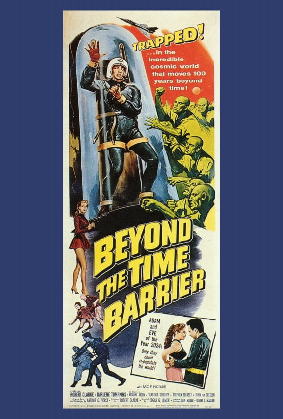 Beyond the Time Barrier movie POSTER (Style A) (27" x 40") (1960