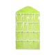 thumbnail image 5 of sweethay Bolsas de almacenamiento colgantes de 16/24 rejillas, calcetines para sujetador, ropa interior, organizador transparente para el verde 2Conjunto, 5 of 6