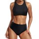 thumbnail image 1 of WILLBEST Traje de Baño Para Mujer, Bikini de Cintura Alta Sexy, Push Up, Traje de Baño de Dos Piezas, Conjunto de Bikini Estampado de Cintura Alta Fruncido Retro de Dos Piezas, 1 of 7
