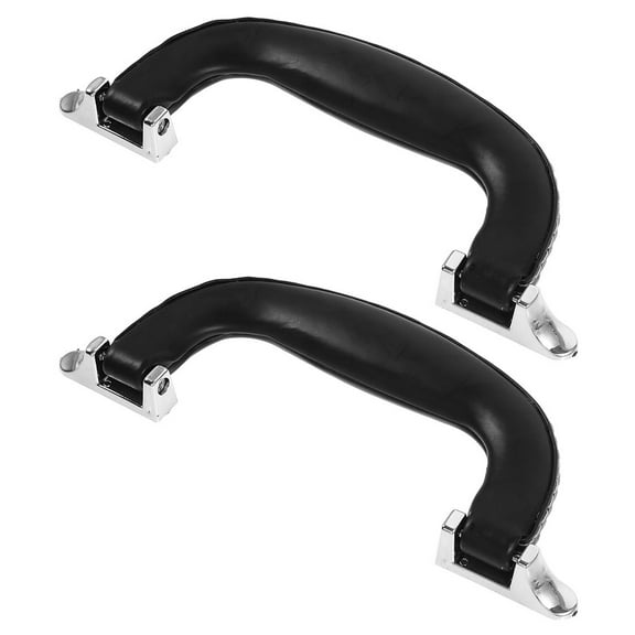 2 Pcs Luggage Pull Handle Bags Suitcase Replacement Parts Black