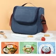 thumbnail image 4 of InsCrazy Lunch Box for Women, Insulation Lunch Bento Bag with Handles for Picnic and Office, 4 of 6
