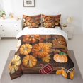thumbnail image 2 of YST Ensemble de Douillette d'Automne, 7 Pcs, Décorations de Citrouilles Colorées, Format Simple, 2 of 5