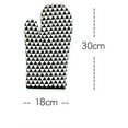 thumbnail image 2 of FONDOTIN 5Pcs Kitchen Costume Set Includes Adjustable Cotton Canvas Apron Oven Mitts Black, 2 of 8