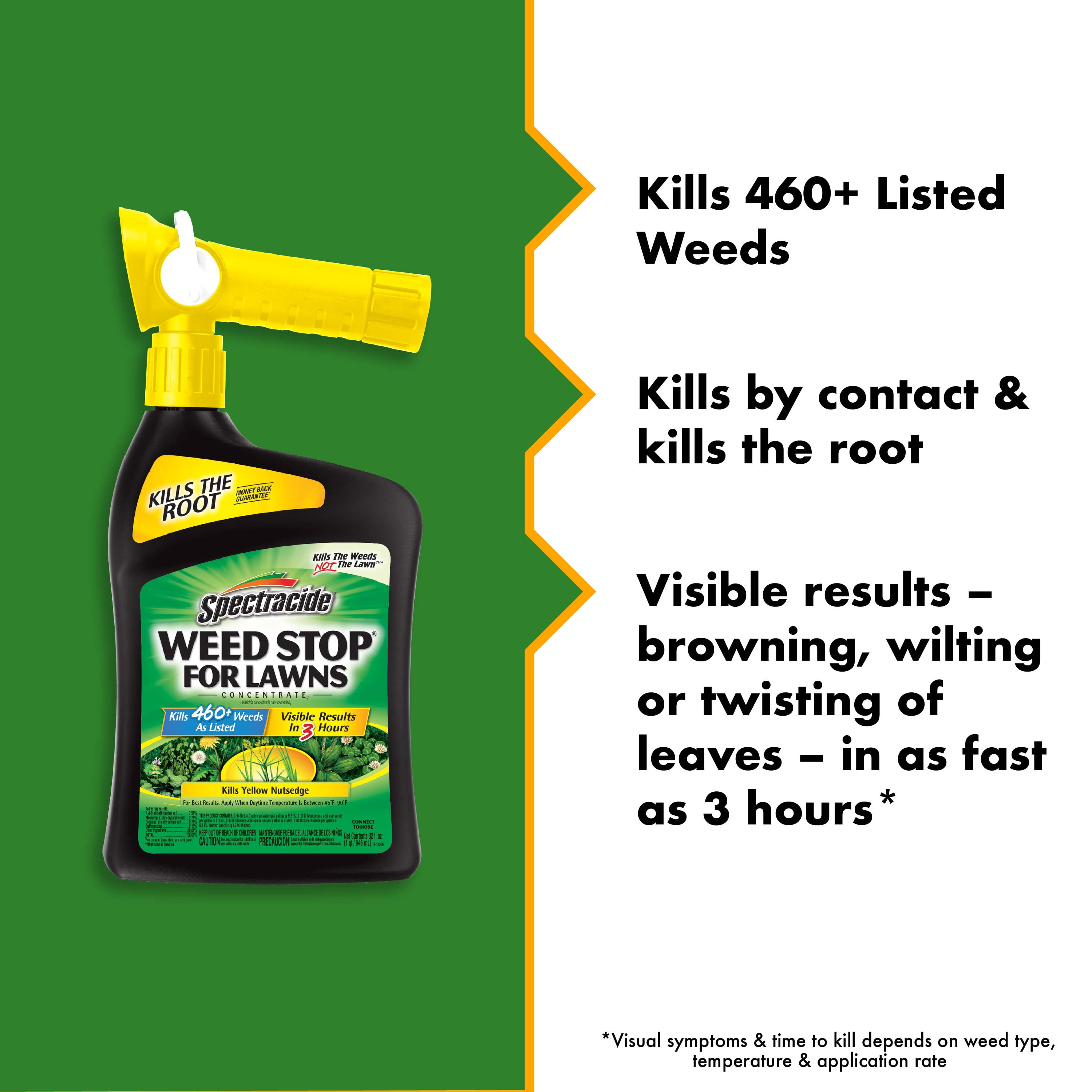 Spectracide Weed Stop for Lawns Ready-to-Spray Concentrate, 32 Ounces