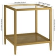 thumbnail image 5 of Evelyn&Zoe Contemporary Metal Side Table with Glass Top, 5 of 9