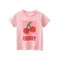 thumbnail image 1 of Camiseta de algodón para niños pequeños, ropa de manga corta, informal, holgada, 2-8, 1 of 4