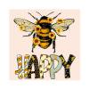 Cuadros Decorativos Kit de pintura de diamantes 5D Abeja Cuadro de mosaico de diamantes cuadrado completo Arte Ehuebsd Nuevos Originales