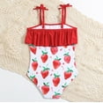 thumbnail image 4 of Maillot de Bain Fille 1 Pce Séchage Rapide Motif Floral Imprimé 4-5 Ans, 4 of 7