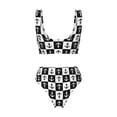 thumbnail image 5 of Daiia Nautical Anchors1 Women's Bikini Set Two Piece Swimsuit High Waisted Bikini Adjustable Straps Bikini Perfect for Beach, Pool, and Summer Vacation-XX-Large, 5 of 9