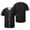 Black, variant on Kids Boys Quick Dry Athletic T Shirts Toddler Button Up Mesh Grid Sports Tops Breathable for Running Casual Workout