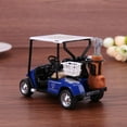 thumbnail image 3 of 1 36 Scale Alloy Pull Back Model Car High Simulation Golf Cart Toy(Blue), 3 of 7