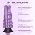 thumbnail image 4 of Brocas para uñas MelodySusie Super Cut Edition 5 en 1, color morado, 4 of 7