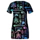 thumbnail image 5 of Blusas Para Mujer, Conjuntos de Camisas, Tops, Moda , Manga Corta, Cuello en V, Estampado de Botones, Blusa Informal, Camiseta Odeerbi ODB137003, 5 of 5